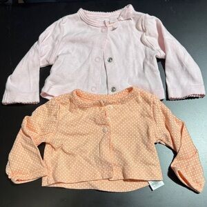 3 mths | baby girls | sweater-button downs